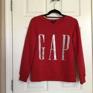 GAP red holiday sweater size small
